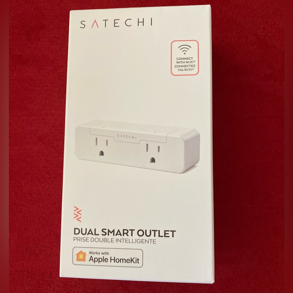 Satechi dual smart outlet; model ST-HK20AW, new in box - Picture 2 of 6